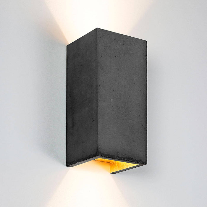 Concrete Rectangular Wall Light