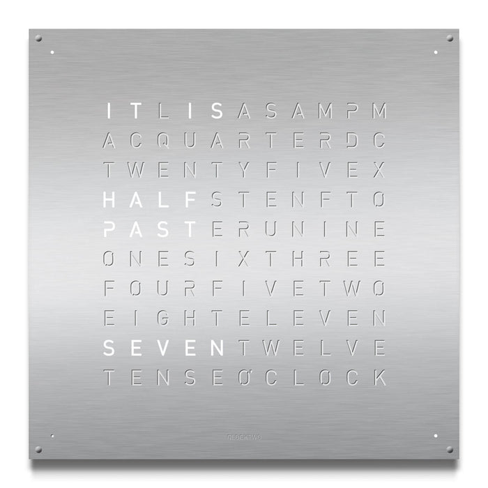 Large Stainless Steel Wall Clock