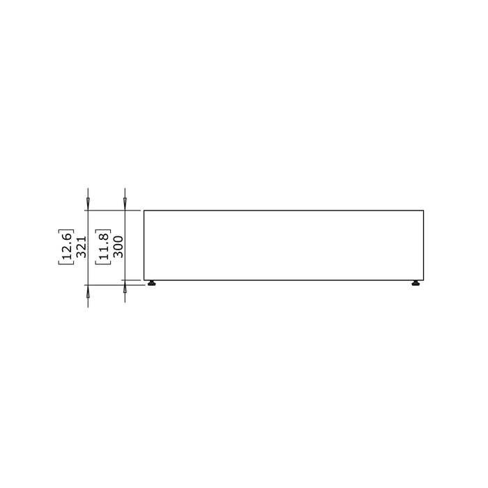 Bloc L2 Concrete Coffee Table