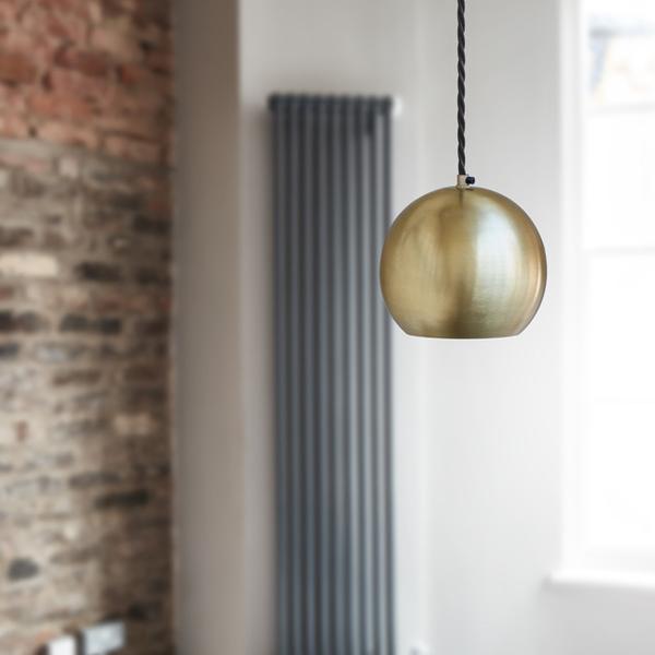 The Globe Collection Pendant Light - Brass