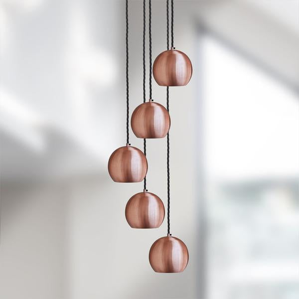 The Globe Collection Pendant Light - Copper