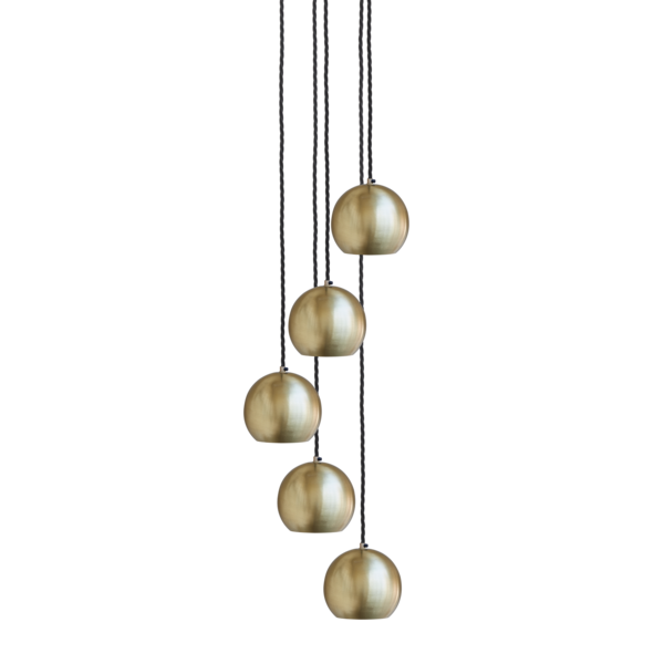 The Globe Collection Pendant Light - Brass