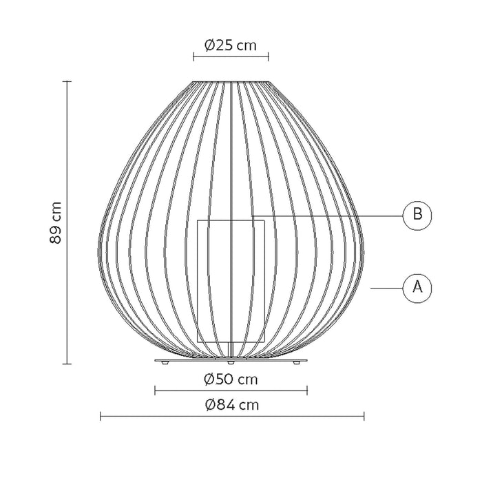 Cell Outdoor Floor Lamp