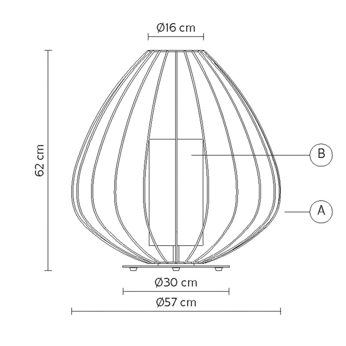 Cell Outdoor Table Lamp