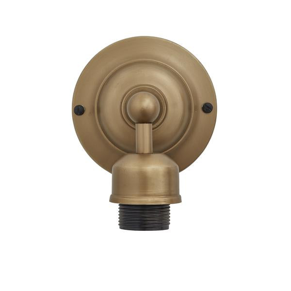 Orlando Vintage Wire Cage Retro Sconce Wall Light - Brass