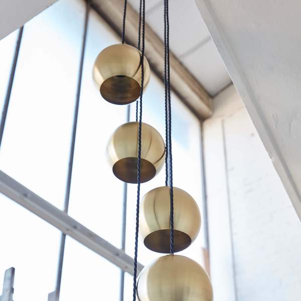 The Globe Collection Pendant Light - Brass