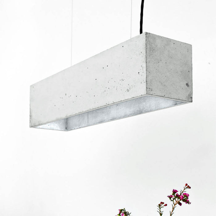 B4 Rectangular Concrete Pendant Light