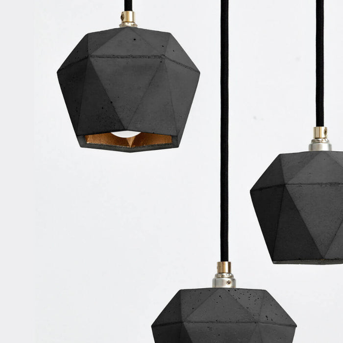 T2 Concrete Bundle Pendant Lights