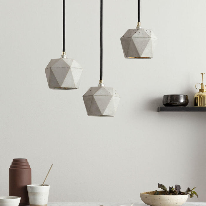 T2 Concrete Bundle Pendant Lights