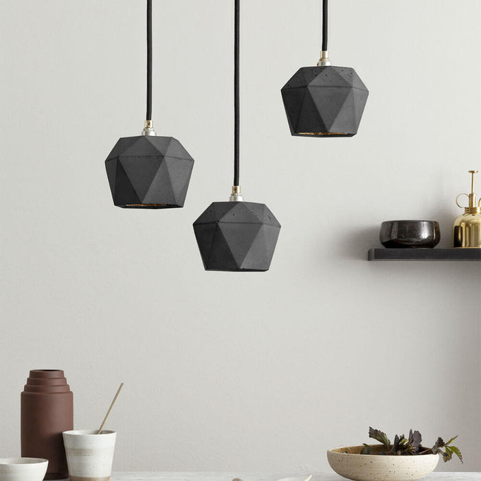 T2 Concrete Bundle Pendant Lights