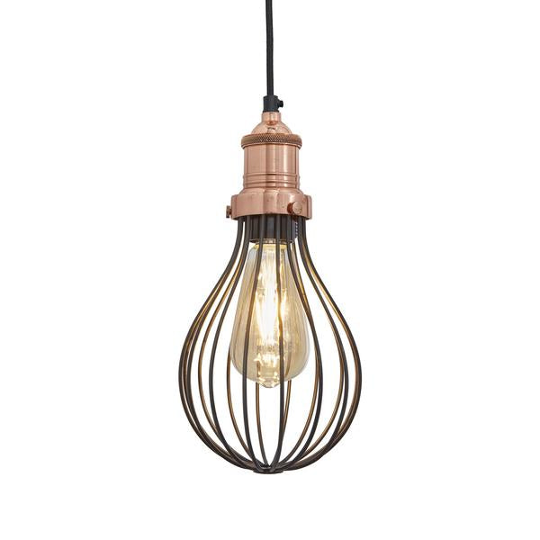 Vintage Balloon Cage Pendant Light
