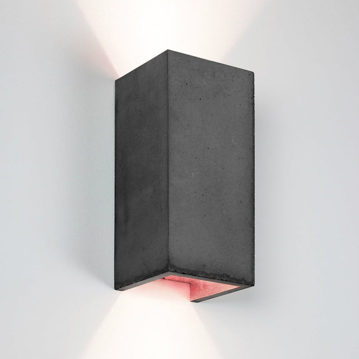 Concrete Rectangular Wall Light