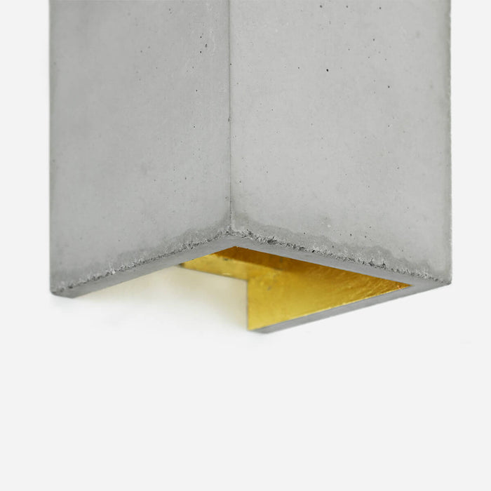 Concrete Rectangular Wall Light