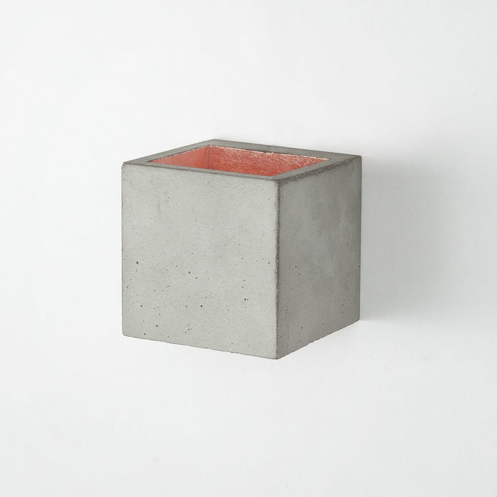 Concrete Cubic Wall Light