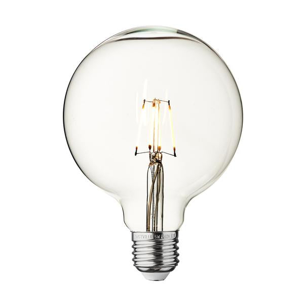Vintage LED Edison Bulb Old Filament Lamp - 5W E27 Globe G125