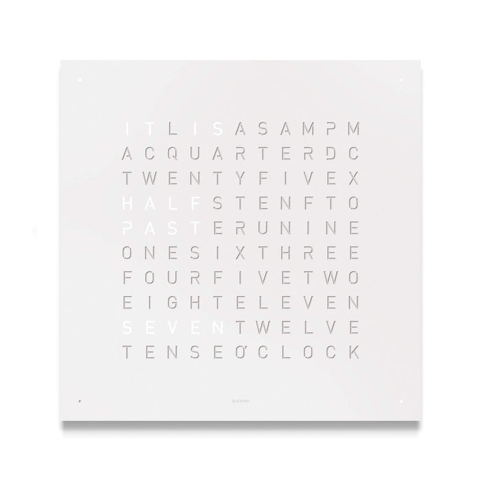 Classic Powder-Coated Stainless Steel Wall Clock